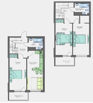 Двухуровневая 100.43 м² в ЖК Home and Park Comfort House от 14 250 грн/м², г. Борисполь
