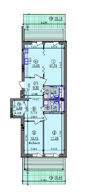 3-комнатная 93.24 м² в ЖК Липинка от 26 505 грн/м², Киев