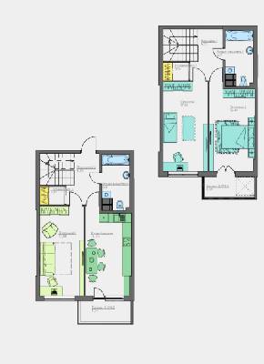 Двухуровневая 100.36 м² в ЖК Home and Park Comfort House от 14 000 грн/м², г. Борисполь