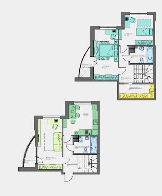 Двухуровневая 93.53 м² в ЖК Home and Park Comfort House от 14 000 грн/м², г. Борисполь