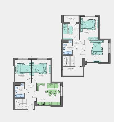 Двухуровневая 135.21 м² в ЖК Home and Park Comfort House от 13 950 грн/м², г. Борисполь