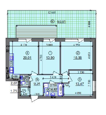 3-комнатная 84.19 м² в ЖК Липинка от 26 500 грн/м², Киев