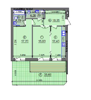 2-комнатная 71 м² в ЖК Липинка от 26 100 грн/м², Киев