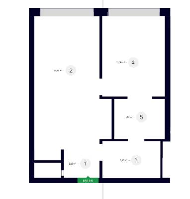 1-кімнатна 46.25 м² в ЖК White Lines від 49 550 грн/м², Київ