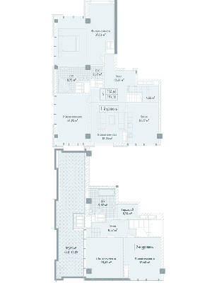 5+ комнат 197.18 м² в ЖК Бульвар Фонтанов от 71 280 грн/м², Киев