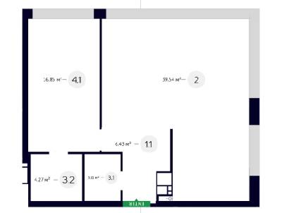 4-кімнатна 138.96 м² в ЖК White Lines від 78 650 грн/м², Київ