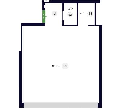 2-кімнатна 111.06 м² в ЖК White Lines від 83 700 грн/м², Київ