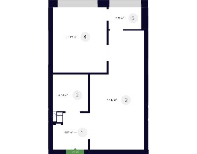 1-кімнатна 39.42 м² в ЖК White Lines від 70 250 грн/м², Київ