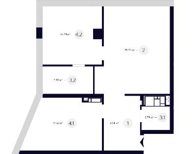 2-кімнатна 73.02 м² в ЖК White Lines від 65 000 грн/м², Київ
