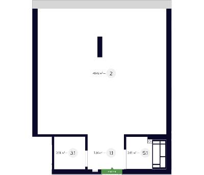 1-кімнатна 82.67 м² в ЖК White Lines від 47 950 грн/м², Київ