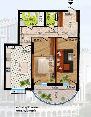 2-комнатная 86.56 м² в ЖК Podil Plaza & Residence от 43 200 грн/м², Киев