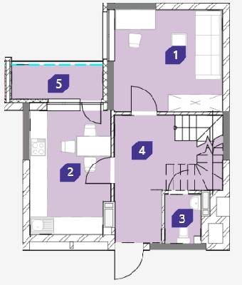 Двухуровневая 86.01 м² в ЖК OK`LAND от 27 833 грн/м², Киев