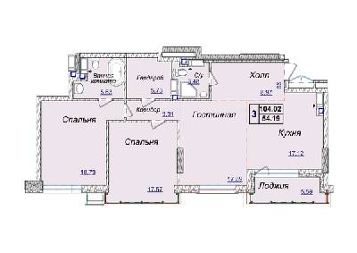 3-кімнатна 104.02 м² в ЖК Новопечерські Липки від 34 390 грн/м², Київ