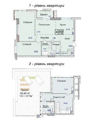 4-кімнатна 162.02 м² в ЖК Новопечерські Липки від 34 390 грн/м², Київ