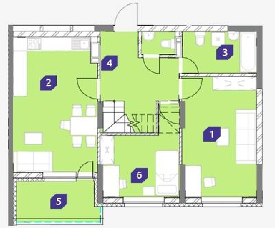 5+ комнат 147.27 м² в ЖК OK`LAND от 34 734 грн/м², Киев