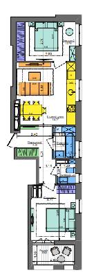 2-комнатная 52.9 м² в ЖК Комфорт Таун от 28 350 грн/м², Киев