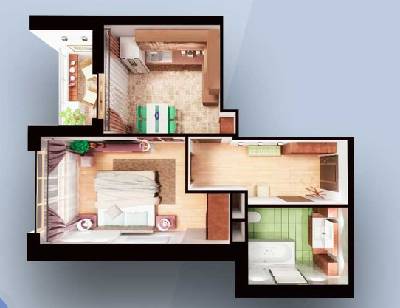 1-кімнатна 41.5 м² в ЖК Central Park від 53 350 грн/м², Київ