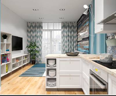 1-кімнатна 45.9 м² в ЖК Central Park від 53 350 грн/м², Київ