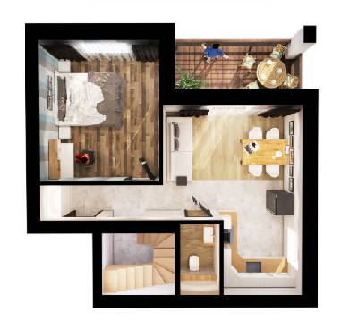 Дворівнева 94.97 м² в ЖК Desna residence від забудовника, с. Зазим`я