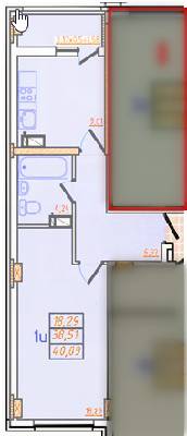 1-кімнатна 40.09 м² в ЖК Кольоровий бульвар від 15 250 грн/м², м. Чорноморск