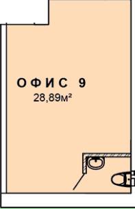 Офіс 28.89 м² в ЖК Теплий дім від забудовника, с. Крижанівка