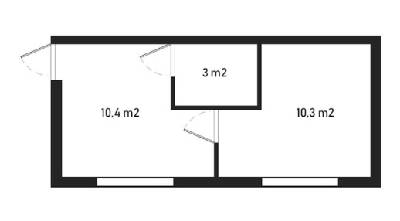 1-кімнатна 23.7 м² в ЖК Barberry від 16 200 грн/м², с. Софіївська Борщагівка