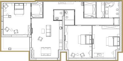 4-комнатная 200.49 м² в ЖК Premier Park от 50 750 грн/м², Днепр