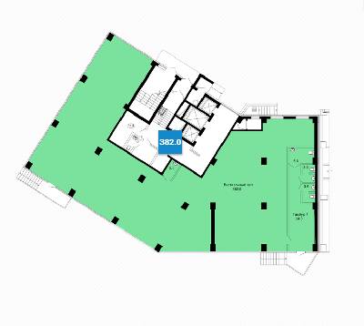 Помещение свободного назначения 382 м² в ЖК SkyCity от застройщика, Днепр