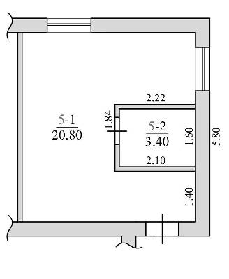 Смарт 20.8 м² в ЖК Свобода від 21 400 грн/м², Харків