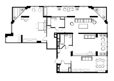 3-комнатная 216.1 м² в ЖК Delmar от 60 500 грн/м², Киев