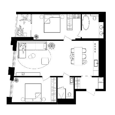 2-комнатная 79.42 м² в ЖК Avalon 37 от 58 050 грн/м², Львов