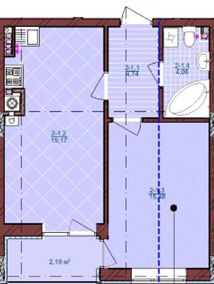 1-кімнатна 45 м² в ЖК на вул. Антоновича, 31 від 32 950 грн/м², Львів
