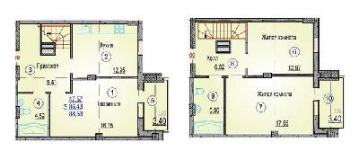 3-кімнатна 88.53 м² в ЖК Одеський від 14 100 грн/м², Харків