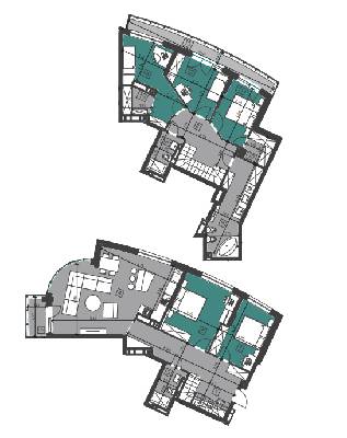 Дворівнева 165.94 м² в ЖК Парус City від забудовника, Львів