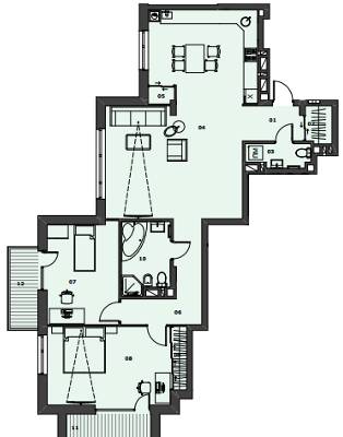 2-кімнатна 104.75 м² в КД Мій на Карманського від 41 900 грн/м², Львів