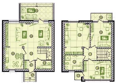 Таунхаус 126.2 м² в Таунхаус Орлине від забудовника, Львів