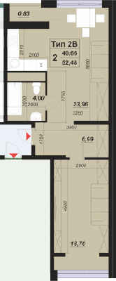 2-кімнатна 52.48 м² в ЖК ParkLand від 19 000 грн/м², Київ