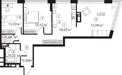 3-кімнатна 73.01 м² в ЖК Terracotta від 31 231 грн/м², Київ