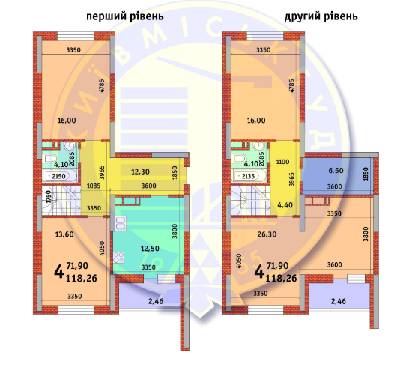 4-комнатная 118.26 м² в ЖК Новомостицко-Замковецкий от 20 736 грн/м², Киев