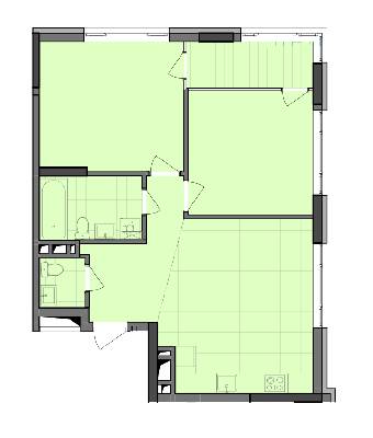 2-кімнатна 71.07 м² в ЖК Dibrova Park від 25 309 грн/м², Київ