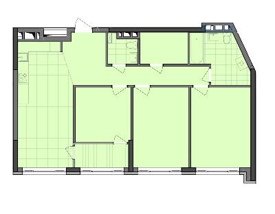 3-кімнатна 94.99 м² в ЖК Dibrova Park від 23 060 грн/м², Київ