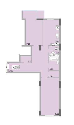 2-комнатная 83.1 м² в ЖК Comfort City от 11 500 грн/м², Черновцы
