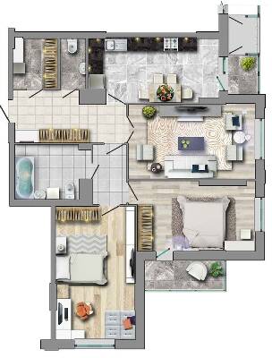 3-кімнатна 104.75 м² в ЖК КиевSky від 17 400 грн/м², Чернігів