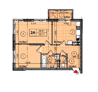 2-кімнатна 62.62 м² в ЖК Традиція від 24 516 грн/м², Київ