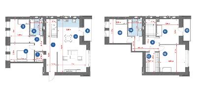 Двухуровневая 194.86 м² в ЖК Central Park от 21 150 грн/м², г. Кременчуг