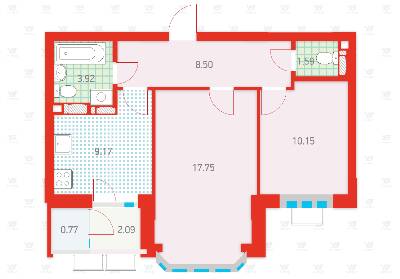 2-кімнатна 53.94 м² в ЖК Чарівне Місто від 21 550 грн/м², Київ