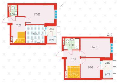 3-кімнатна 75.65 м² в ЖК Чарівне Місто від 20 900 грн/м², Київ
