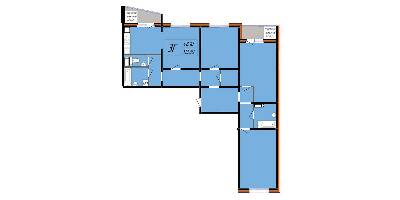 3-кімнатна 113.3 м² в ЖК Затишний від 14 500 грн/м², Полтава
