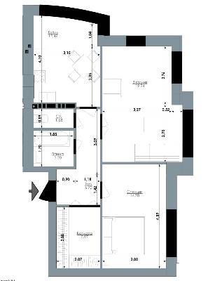 2-комнатная 64.06 м² в ЖК Bavaria City от 14 000 грн/м², с. Крюковщина