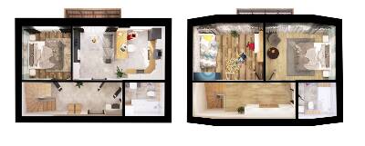 Дворівнева 90.6 м² в ЖК Desna residence від забудовника, с. Зазим`я